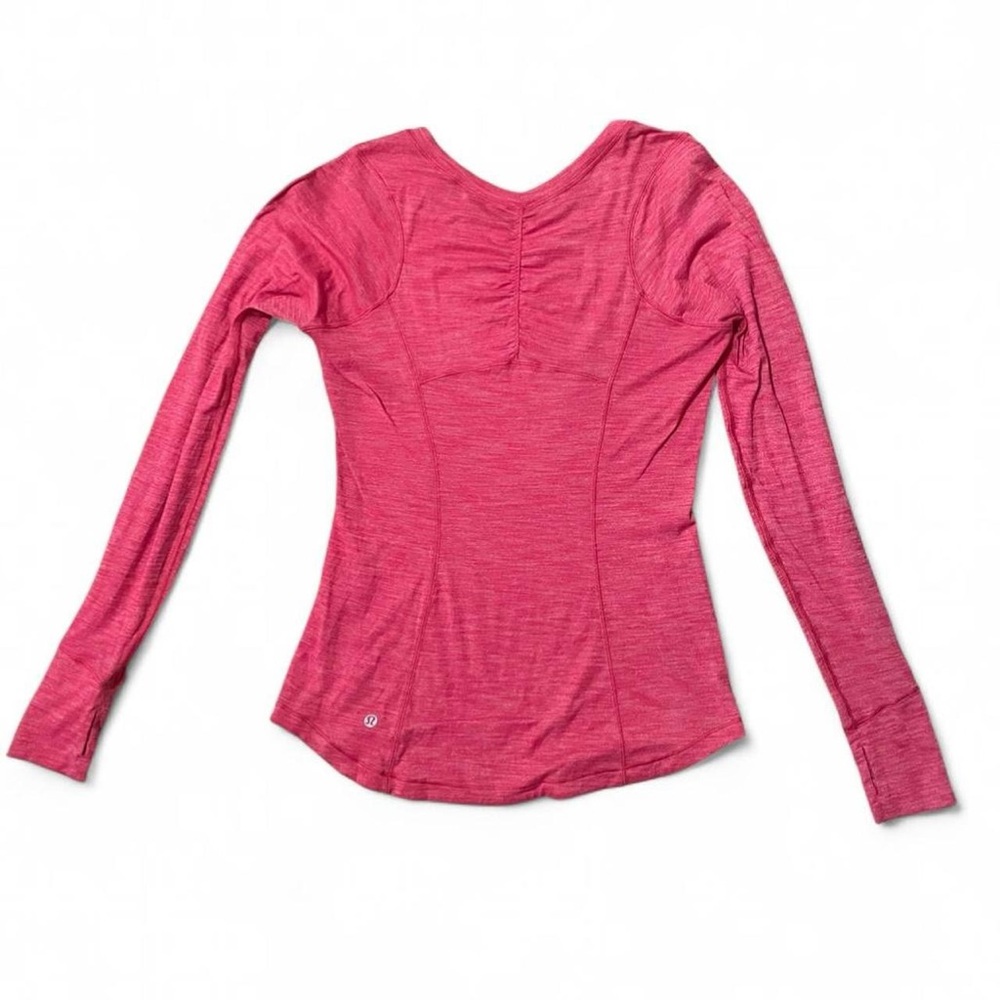 Lululemon Women's Pink Long Sleeve Top